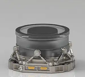 Mechanischer Aufbau des optischen Kopfes © Jena-Optronik GmbH Mechanischer Aufbau des optischen Kopfes © Jena-Optronik GmbH