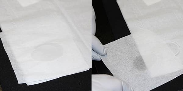 Figure 2: Sub-steps of drop (left) and drag (right).