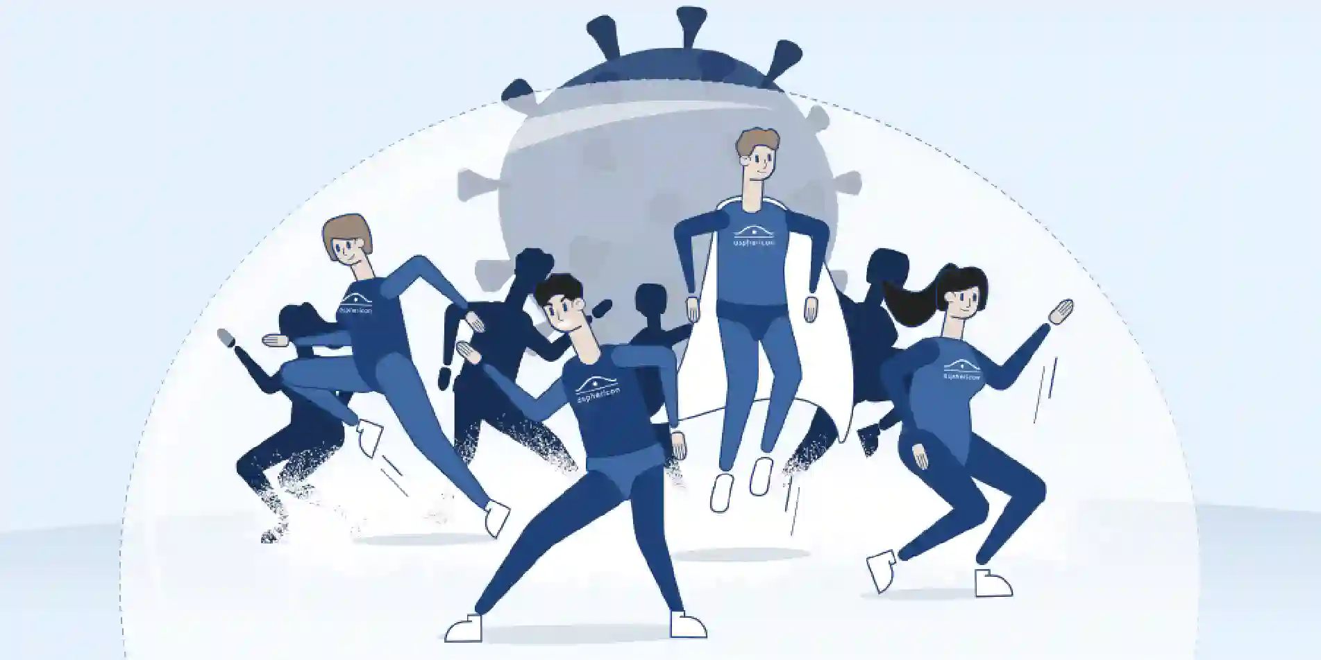 Příběh 9: Společně krizí: reakce asphericonu na pandemii Covid